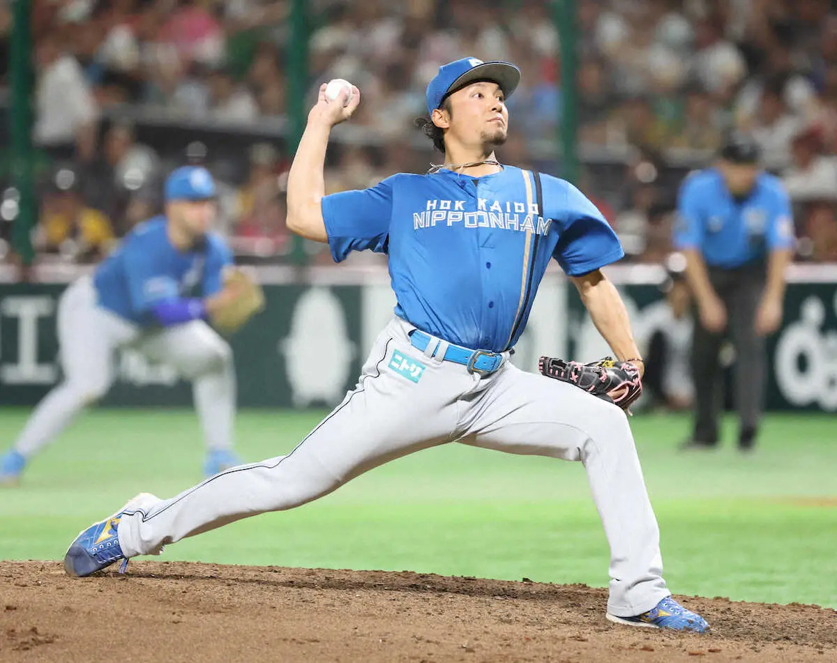 日本ハム伊藤、11奪三振完投も黒星　内角攻め切れず悔恨