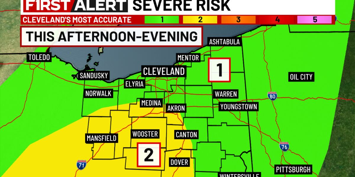 19 First Alert Weather Day:  Evening Severe Storm Watch Issued