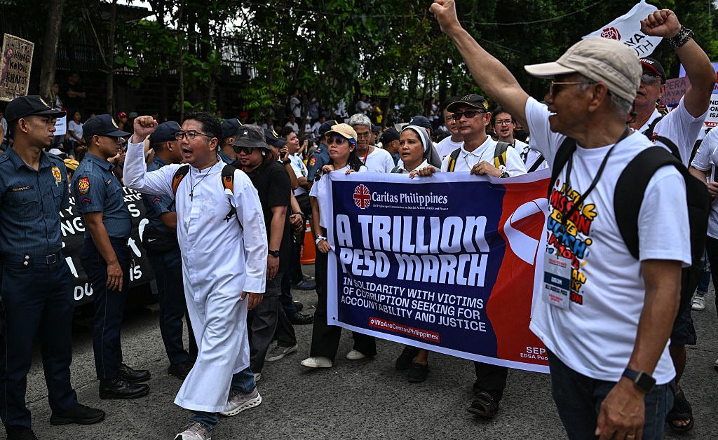 Corruption Allegations In Flood Relief Spark Massive Filipino Protests