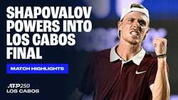 Denis Shapovalov Through To Los Cabos Final After Walton Win