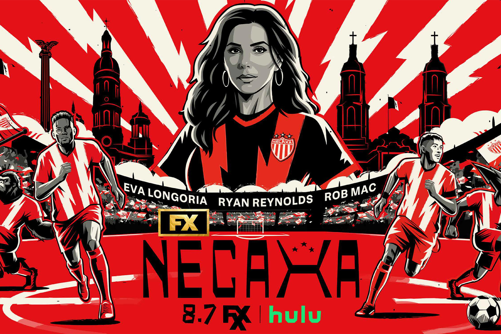 Eva Longoria, Rob McElhenney, And Ryan Reynolds Aim For Soccer Success In FX's Eva Longoria, Rob McElhenney, And Ryan Reynolds Aim For Soccer Success In FX's