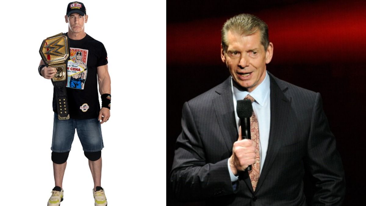 Exclusive: John Cena Spotted At Vince McMahon's Star-Studded Gathering Exclusive: John Cena Spotted At Vince McMahon's Star-Studded Gathering