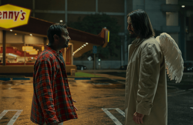 First Look: Keanu Reeves In Aziz Ansari's 