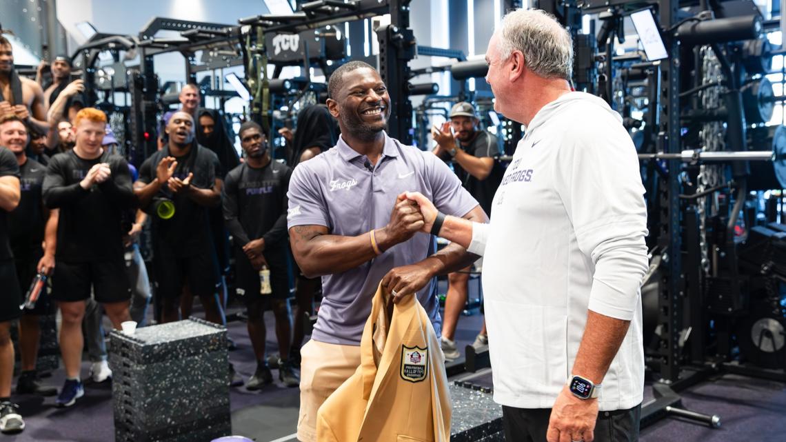 Former TCU Football Star Gifts NFL Hall Of Fame Jacket Former TCU Football Star Gifts NFL Hall Of Fame Jacket