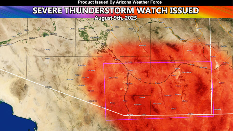 Heavy Rain And Strong Winds Possible: Southeastern Arizona Storm Outlook