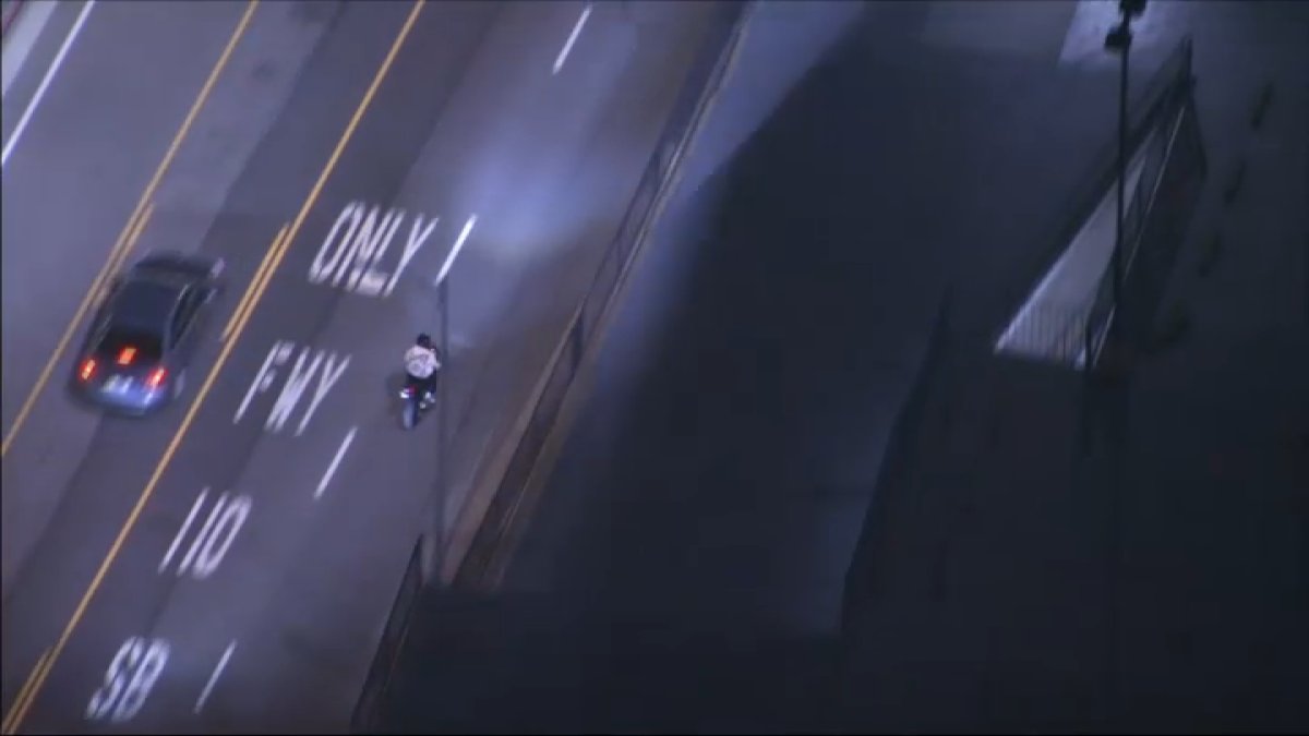 High-Speed Police Chase Involving Motorcyclist Grips Los Angeles High-Speed Police Chase Involving Motorcyclist Grips Los Angeles
