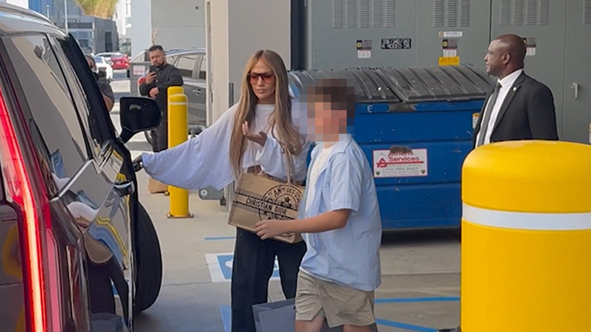 J.Lo's Family Day: Lunch With Ben Affleck's Son, Samuel J.Lo's Family Day: Lunch With Ben Affleck's Son, Samuel