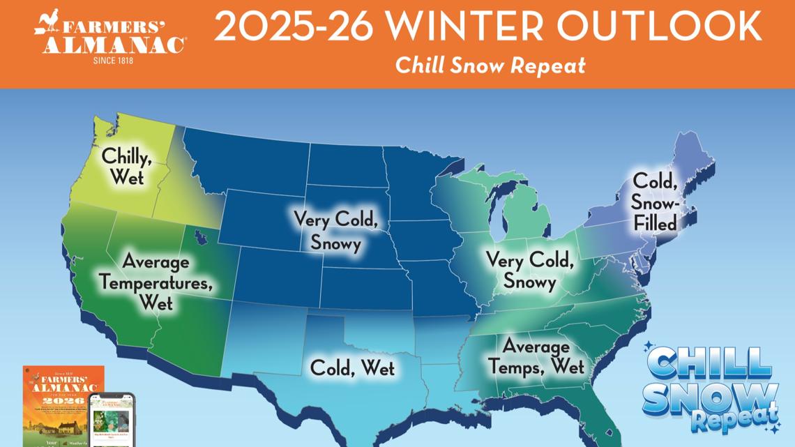 Maine Winter Outlook: Farmers' Almanac Predicts Early Snow And Cold Snaps Maine Winter Outlook: Farmers' Almanac Predicts Early Snow And Cold Snaps