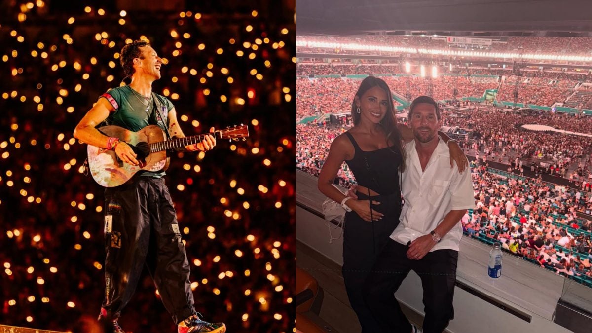 Messi Spotted At Coldplay Concert; Chris Martin Hails Him As The Top Athlete Messi Spotted At Coldplay Concert; Chris Martin Hails Him As The Top Athlete