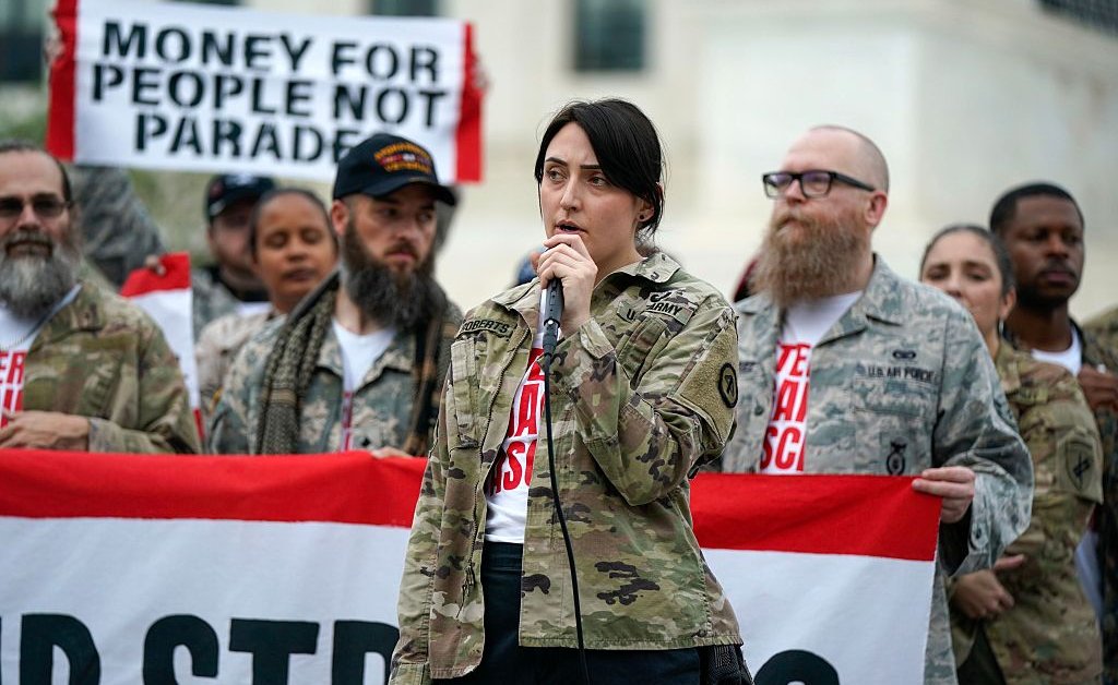 Military Parade Plans Spark Backlash From US Veterans