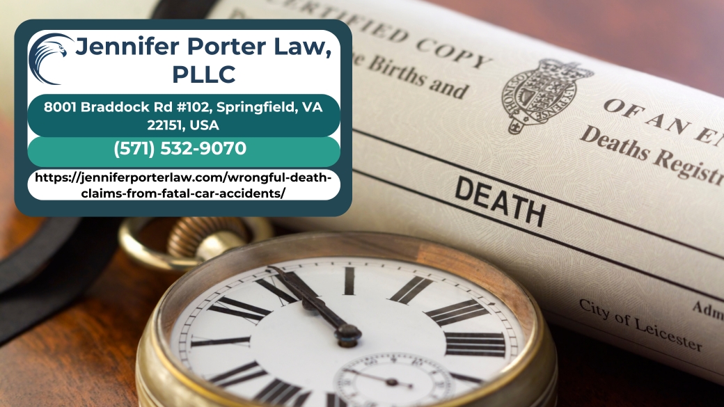 Northern Virginia Wrongful Death Lawyer: Jennifer Porter Offers Support After Fatal Car Accidents Northern Virginia Wrongful Death Lawyer: Jennifer Porter Offers Support After Fatal Car Accidents