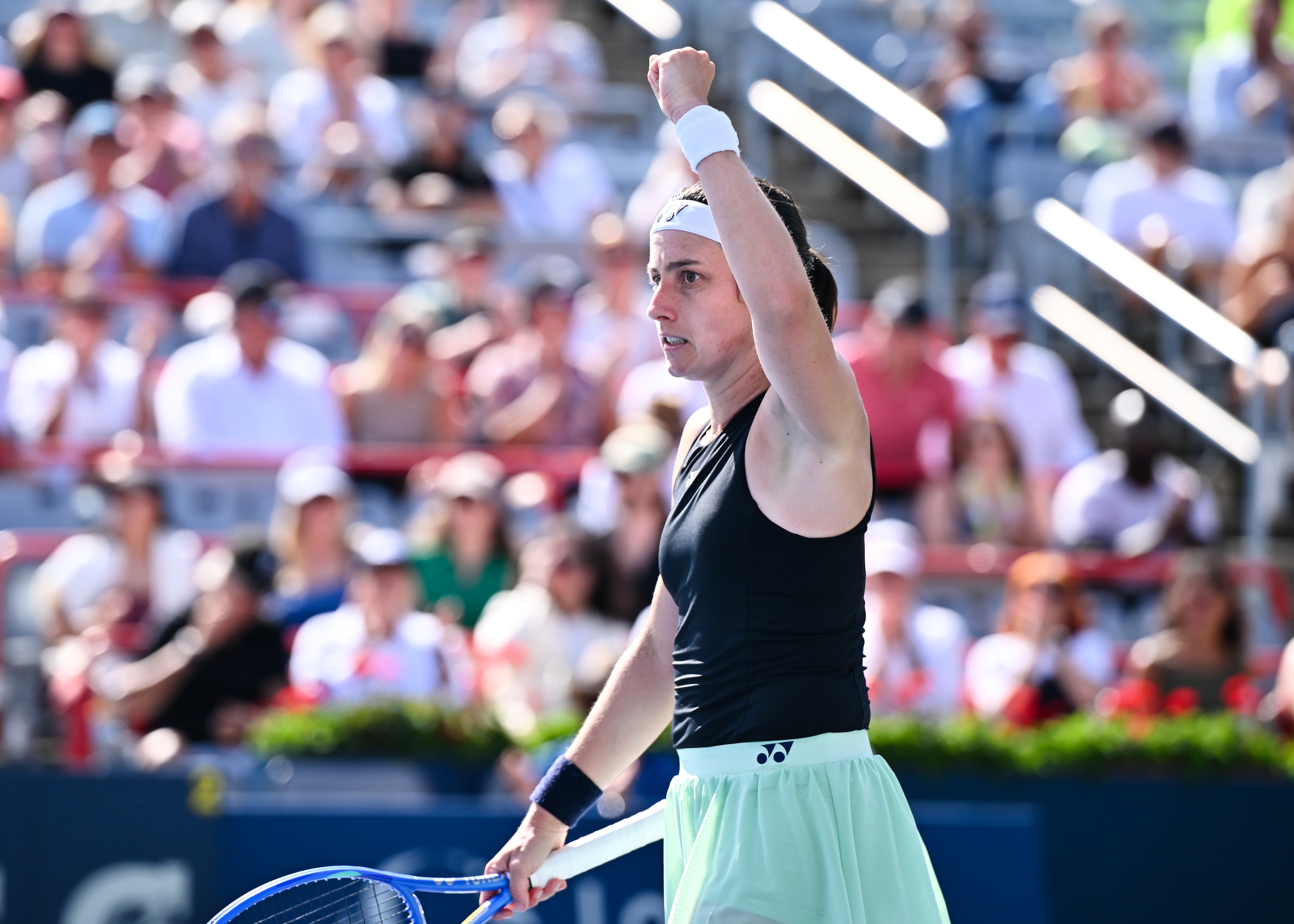 Pegula's Montreal Reign Ends With Sevastova's Triumph Pegula's Montreal Reign Ends With Sevastova's Triumph