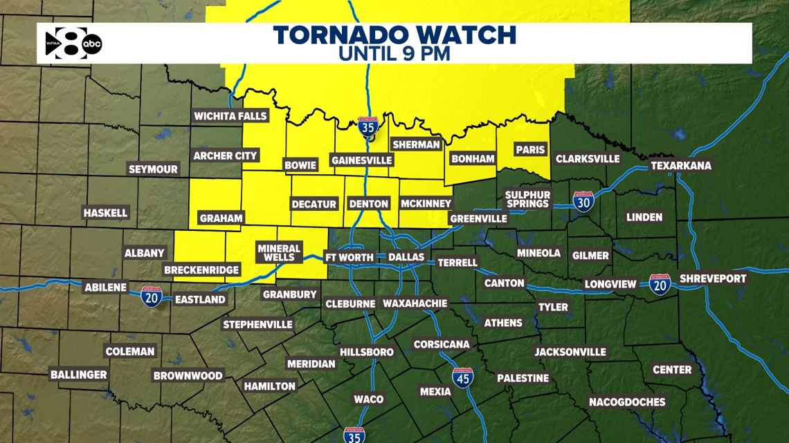 Storms Clear DFW Area; Cold Front Expected Tuesday Storms Clear DFW Area; Cold Front Expected Tuesday