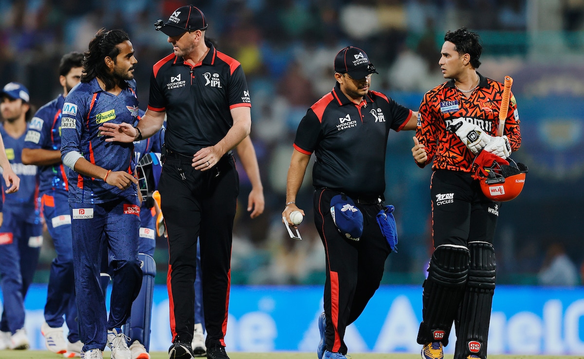 Tensions Rise: LSG And SRH Players' Heated Argument During IPL 2025 - Get Live Scores Tensions Rise: LSG And SRH Players' Heated Argument During IPL 2025 - Get Live Scores