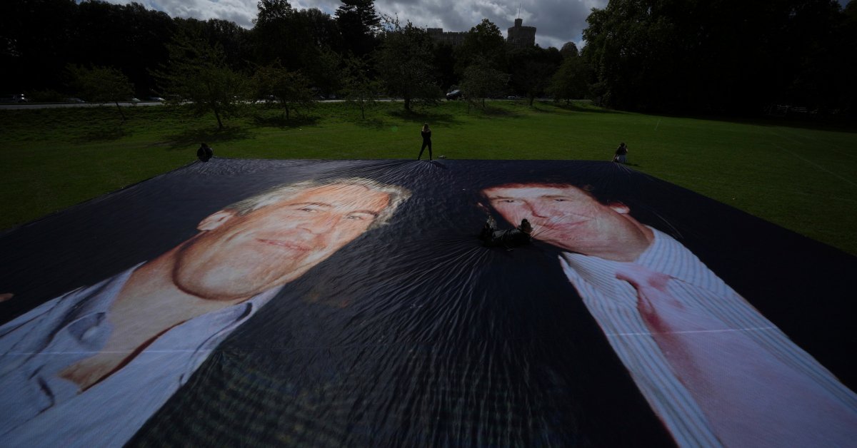 Trump-Epstein Protest Banner Sparks Outrage At Windsor Castle During UK Visit