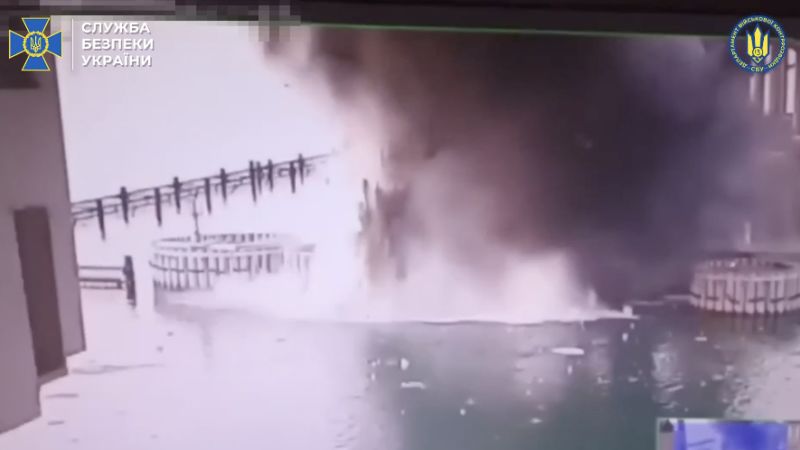 Underwater Explosions Damage Key Russia-Crimea Bridge: Ukraine's Statement