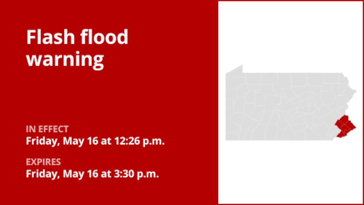 Urgent: Flash Flood Warning Issued For Bucks County Through Friday Afternoon Urgent: Flash Flood Warning Issued For Bucks County Through Friday Afternoon