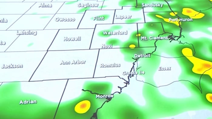 What To Expect: Scattered Showers Forecast For Metro Detroit This Week